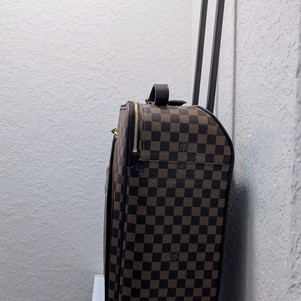 Louis Vuitton Damier Ebene Pegase 55 Rolling Luggage Carry On. - Picture 3 of 12